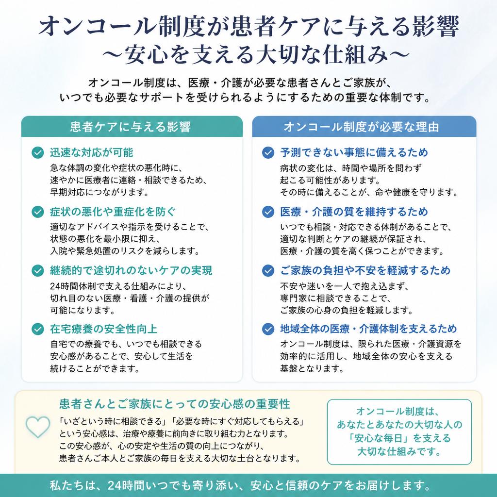 オンコール制度の必要性