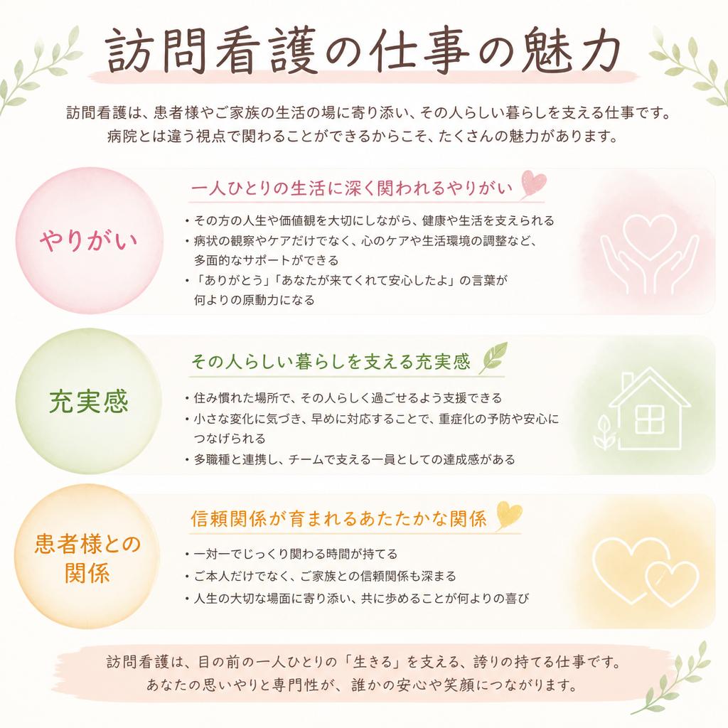 訪問看護の魅力