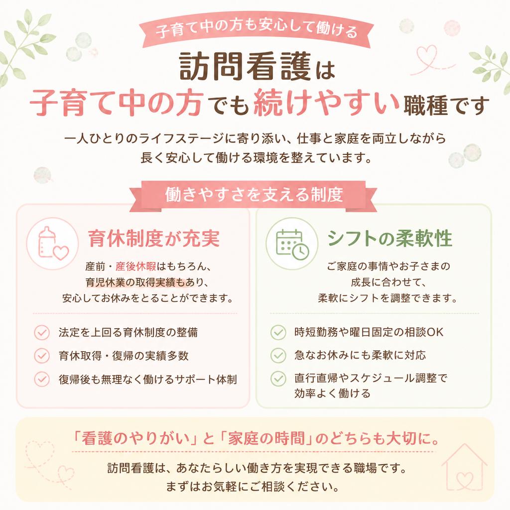 子育てとの両立